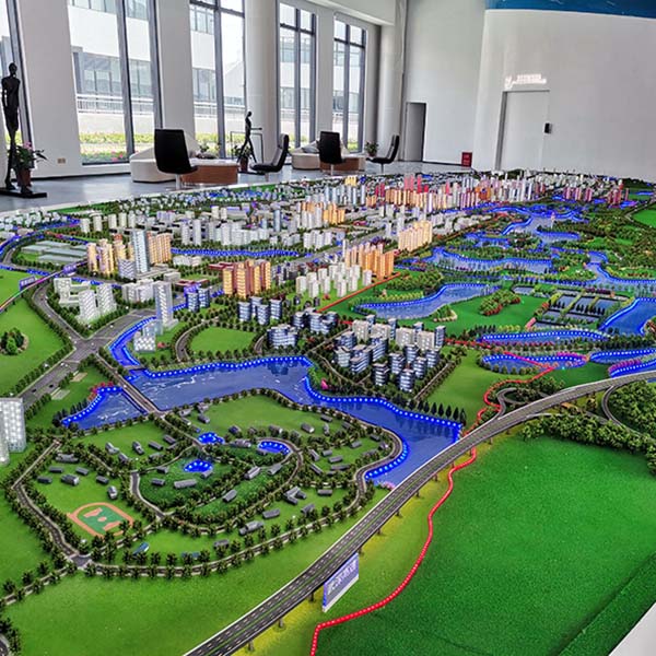城市規劃沙盤模型製作案例