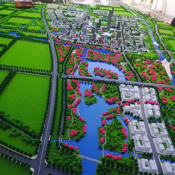 城市規劃沙盤模型製作案例
