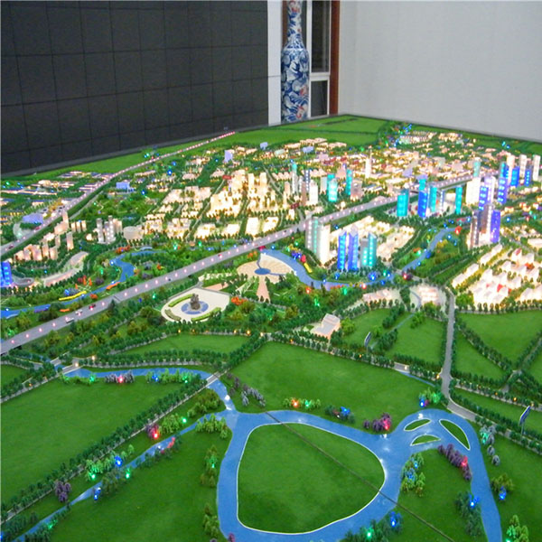 城市規劃沙盤模型製作案例
