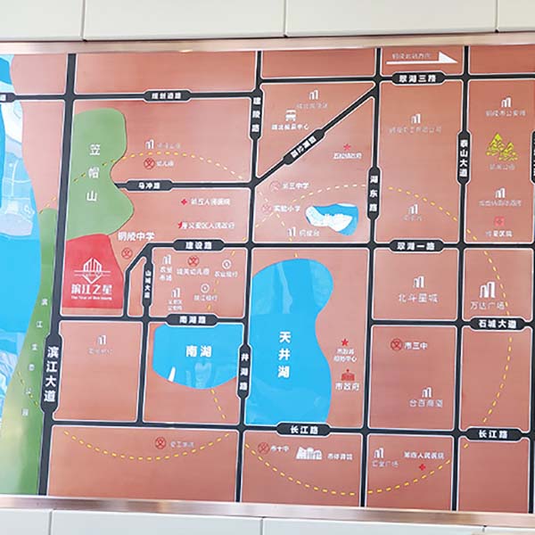 電子區位沙盤製作案例