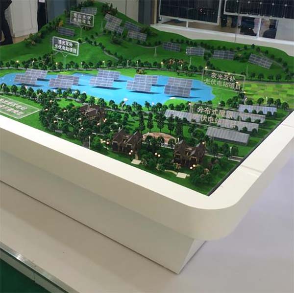 太陽能光伏發電沙盤模型製作案例