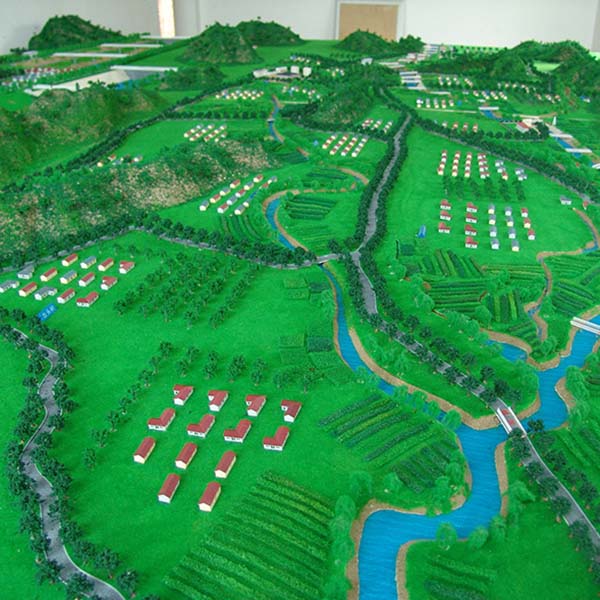 區域地形地貌沙盤模型製作案例