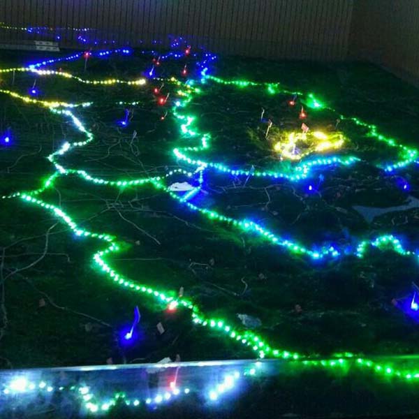 區域地形地貌沙盤模型製作案例