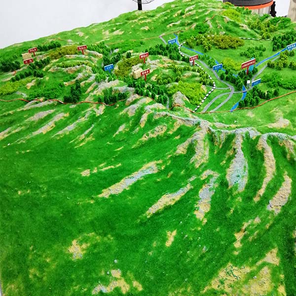 山體地形沙盤模型製作案例