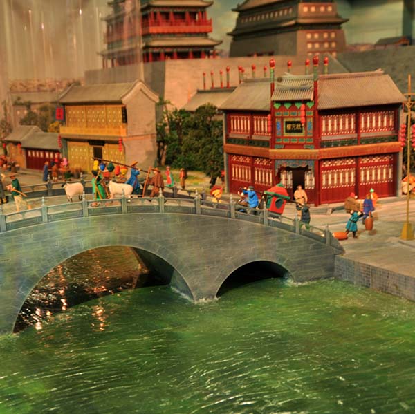 古代生活場景複原沙盤模型製作案例