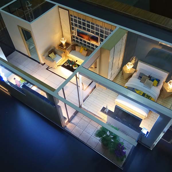 房地產戶型建築模型製作案例