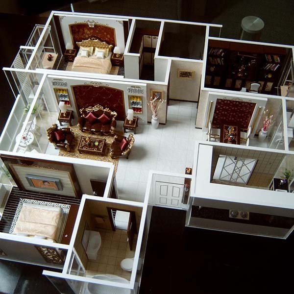 房地產戶型建築模型製作案例