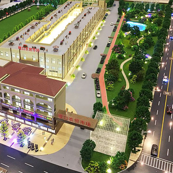 商業建築沙盤模型製作案例