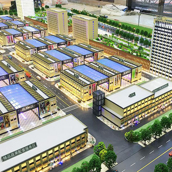 商業建築沙盤模型製作案例