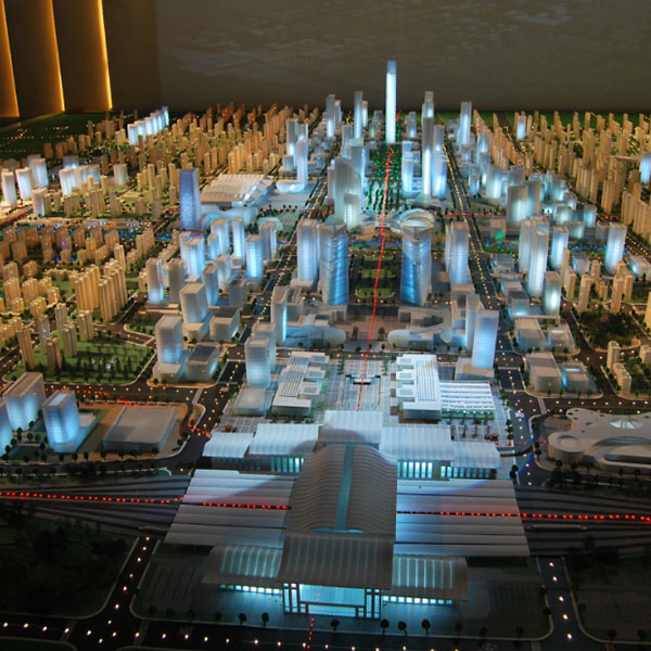 城市規劃數字沙盤模型製作案例