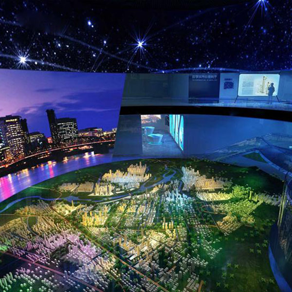 城市規劃數字沙盤模型製作案例