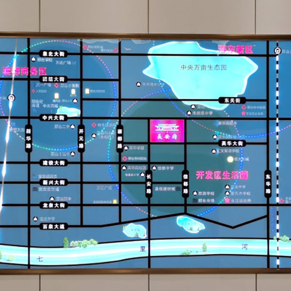 樓盤區位壁掛模型製作案例