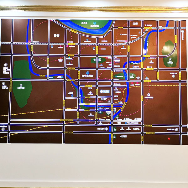 樓盤區位壁掛模型製作案例