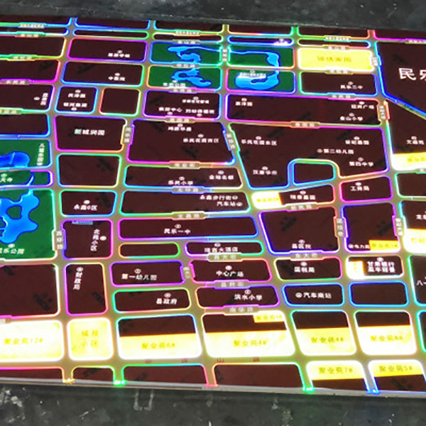 樓盤區位壁掛模型製作案例