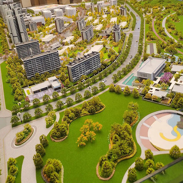 城市規劃沙盤模型製作案例