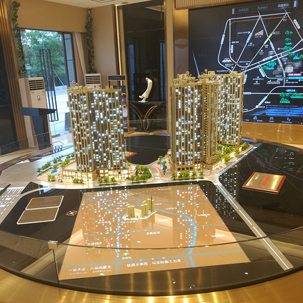 商業綜合體建築模型沙盤製作案例