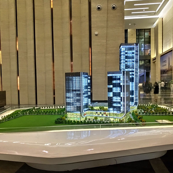 商業綜合體建築模型沙盤製作案例