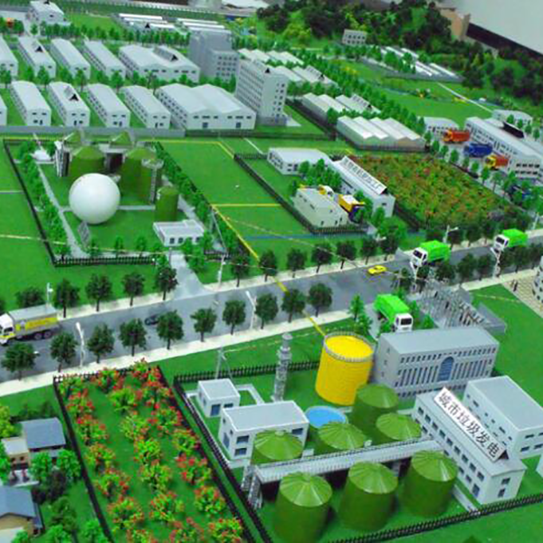 垃圾焚燒發電廠沙盤模型製作案例