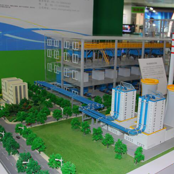 垃圾焚燒發電廠沙盤模型製作案例
