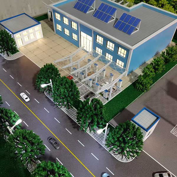 屋頂光伏發電沙盤模型製作案例