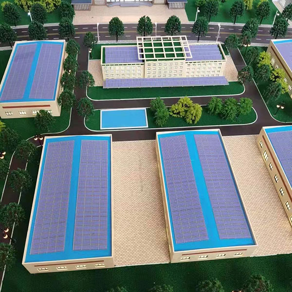 屋頂光伏發電沙盤模型製作案例
