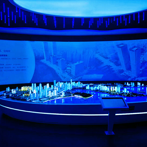 多媒體智能沙盤模型製作案例