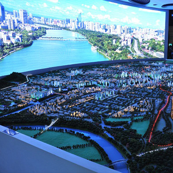 多媒體智能沙盤模型製作案例