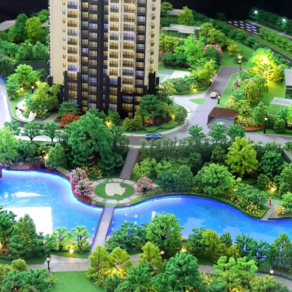 園林景觀沙盤模型製作案例