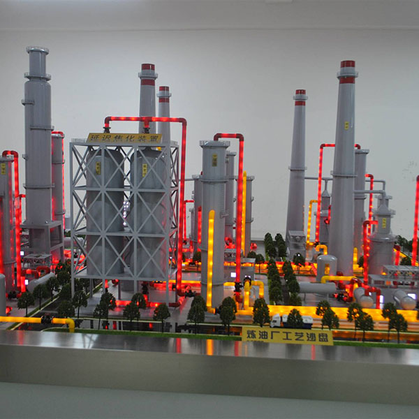 煉油廠沙盤模型製作案例