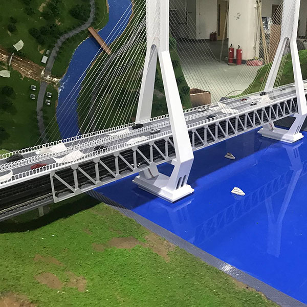 橋梁沙盤模型製作案例