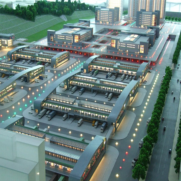 港口物流沙盤模型製作案例