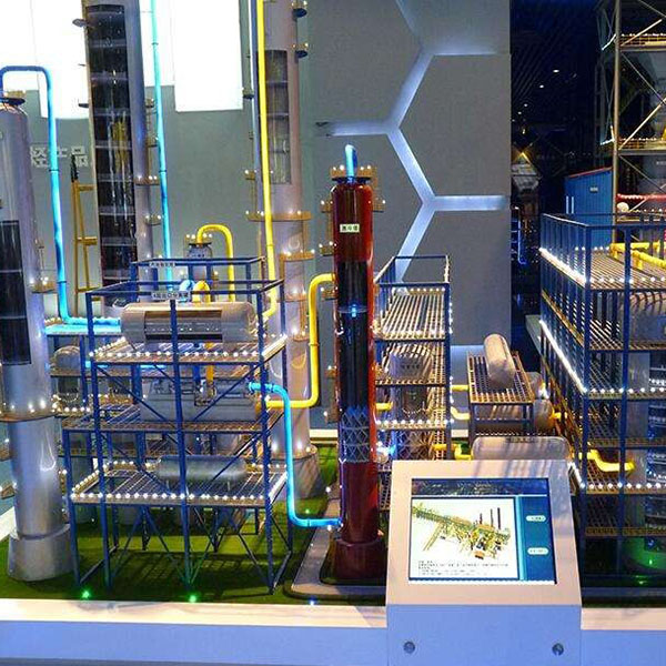 火力發電動態演示沙盤模型製作案例