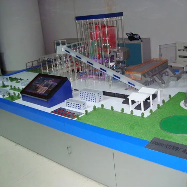 火力發電動態演示沙盤模型製作案例