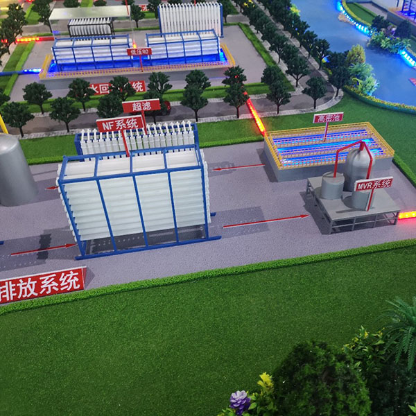 汙水處理沙盤自來水廠淨水模型製作案例