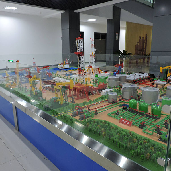 油田石油開采沙盤模型製作案例