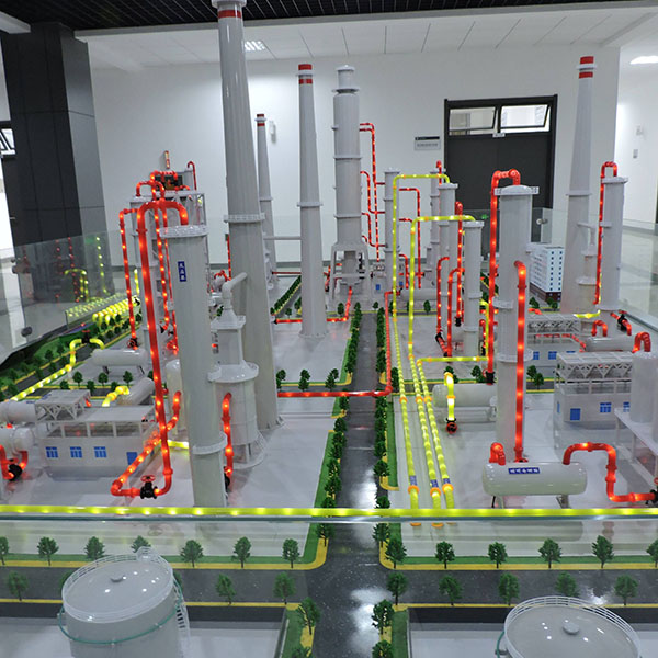 油氣儲運集輸沙盤模型製作案例