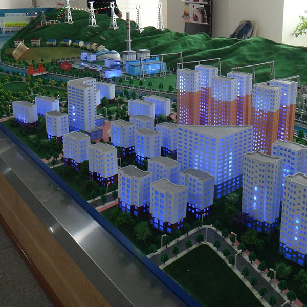 新能源綜合發電沙盤模型製作案例