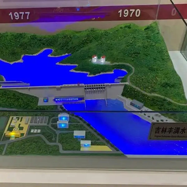 抽水蓄能水電站沙盤模型製作案例