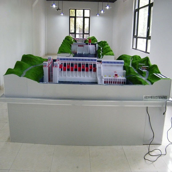 抽水蓄能水電站沙盤模型製作案例