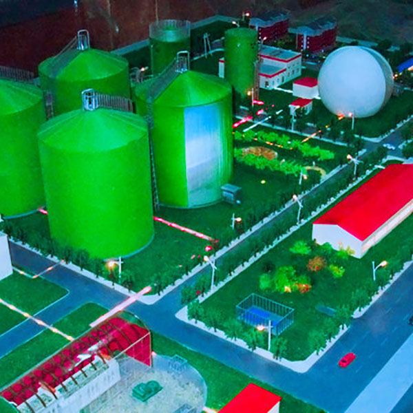 沼氣發電沙盤模型製作案例