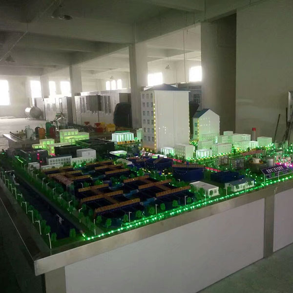 城鎮給排水沙盤模型製作案例
