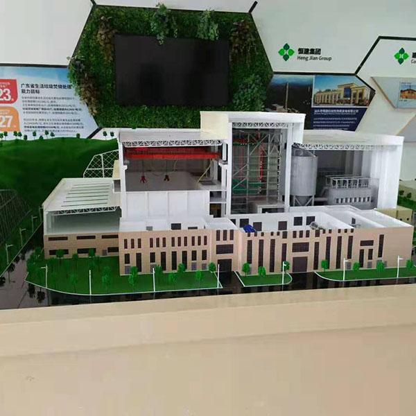 生活垃圾焚燒發電沙盤模型製作案例