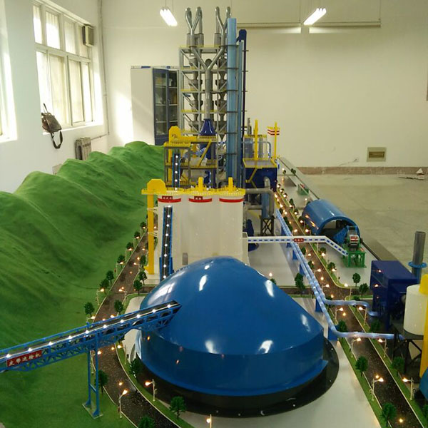 水泥廠生產線沙盤模型製作案例
