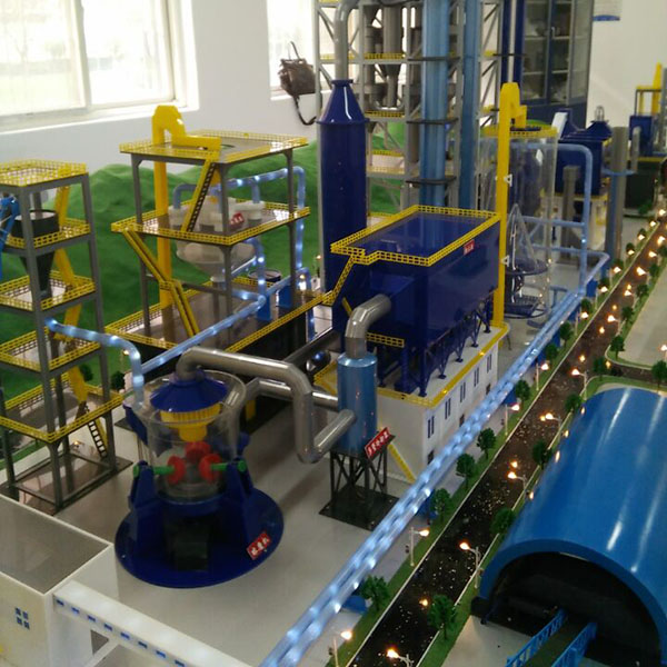 水泥廠生產線沙盤模型製作案例