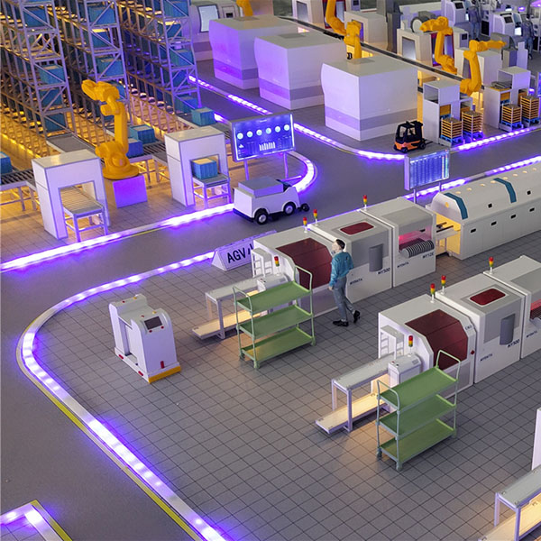 智能動態工業機械沙盤模型製作案例