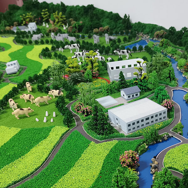 生態農業沙盤模型製作案例