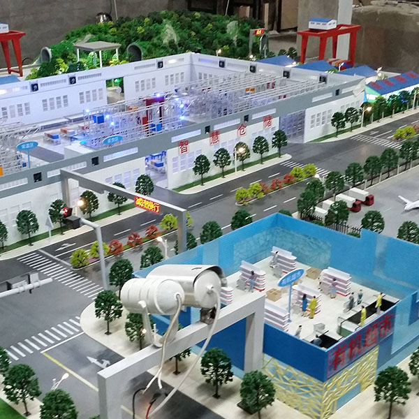 智慧港口物流倉儲動態沙盤模型製作案例
