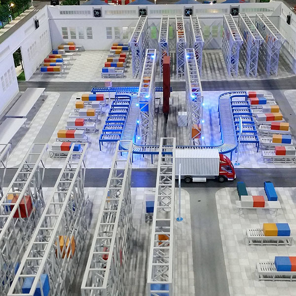 智慧港口物流倉儲動態沙盤模型製作案例