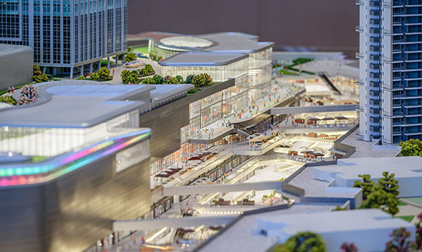 商業(ye) 綜合體(ti) 沙盤模型