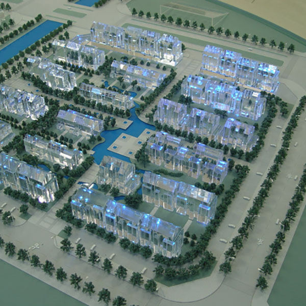 水晶數字沙盤模型製作案例